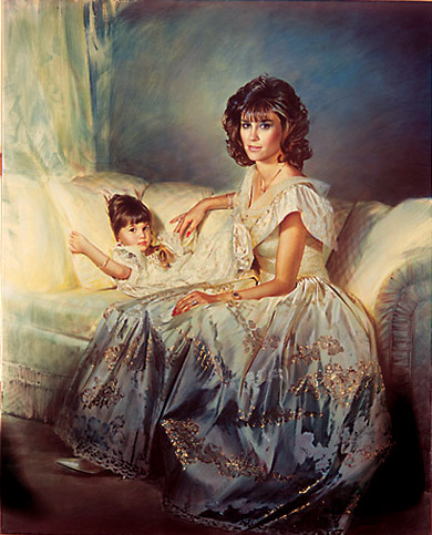 Robert Schoeller Painting: Family Portrait 015 Family Portrait 015