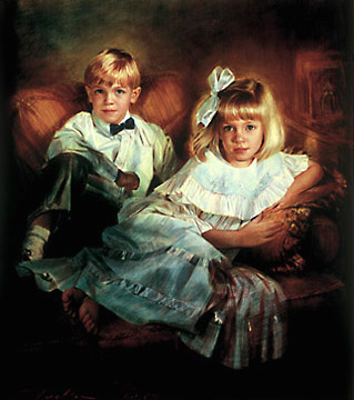 Robert Schoeller Painting:  Family Portrait 034