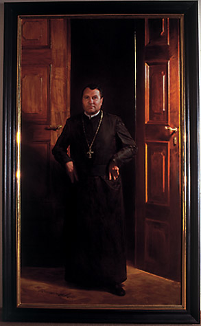 Robert Schoeller Painting:  Portrait of Man RE010