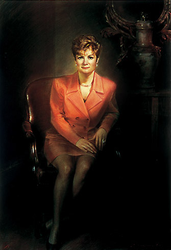 Robert Schoeller Painting:  Portrait of Woman 054