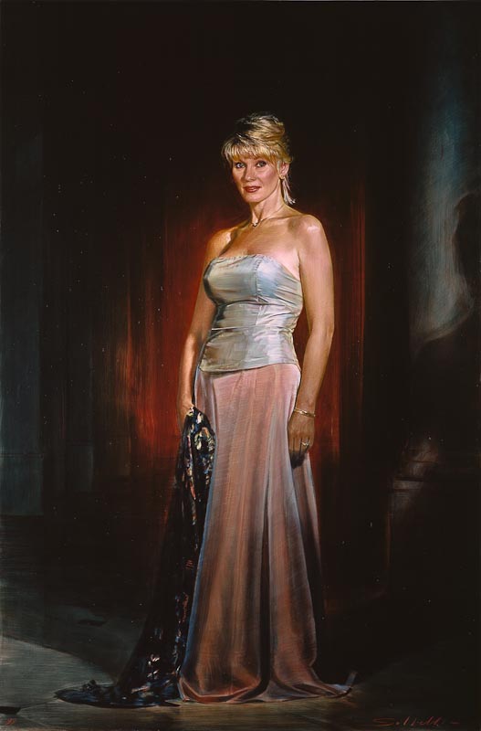 Robert Schoeller Painting: WO 059 Portrait of Woman 059