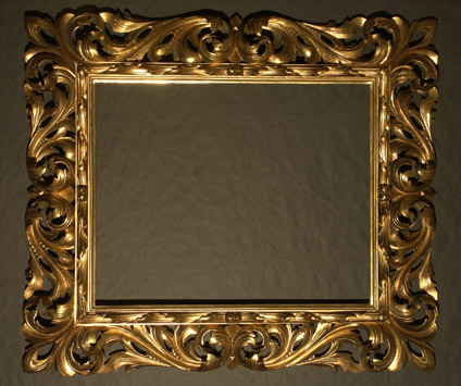 Robert Schoeller Painting: Custom Florentine Frame Schoeller Custom Frame FlorIV